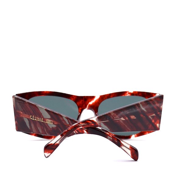 NEW CELINE PARIS CL40029I 54N RUBY RED GREY LENS AUTHENTIC SUNGLASSES - Picture 9 of 14